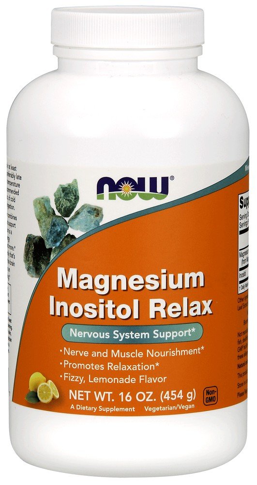 Now Foods Magnesium Inositol Relax 16 oz Powder