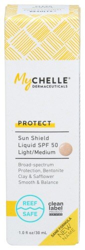 MyChelle Sun Shield Liquid SPF 50 Light/Medium 1.2 oz Liquid