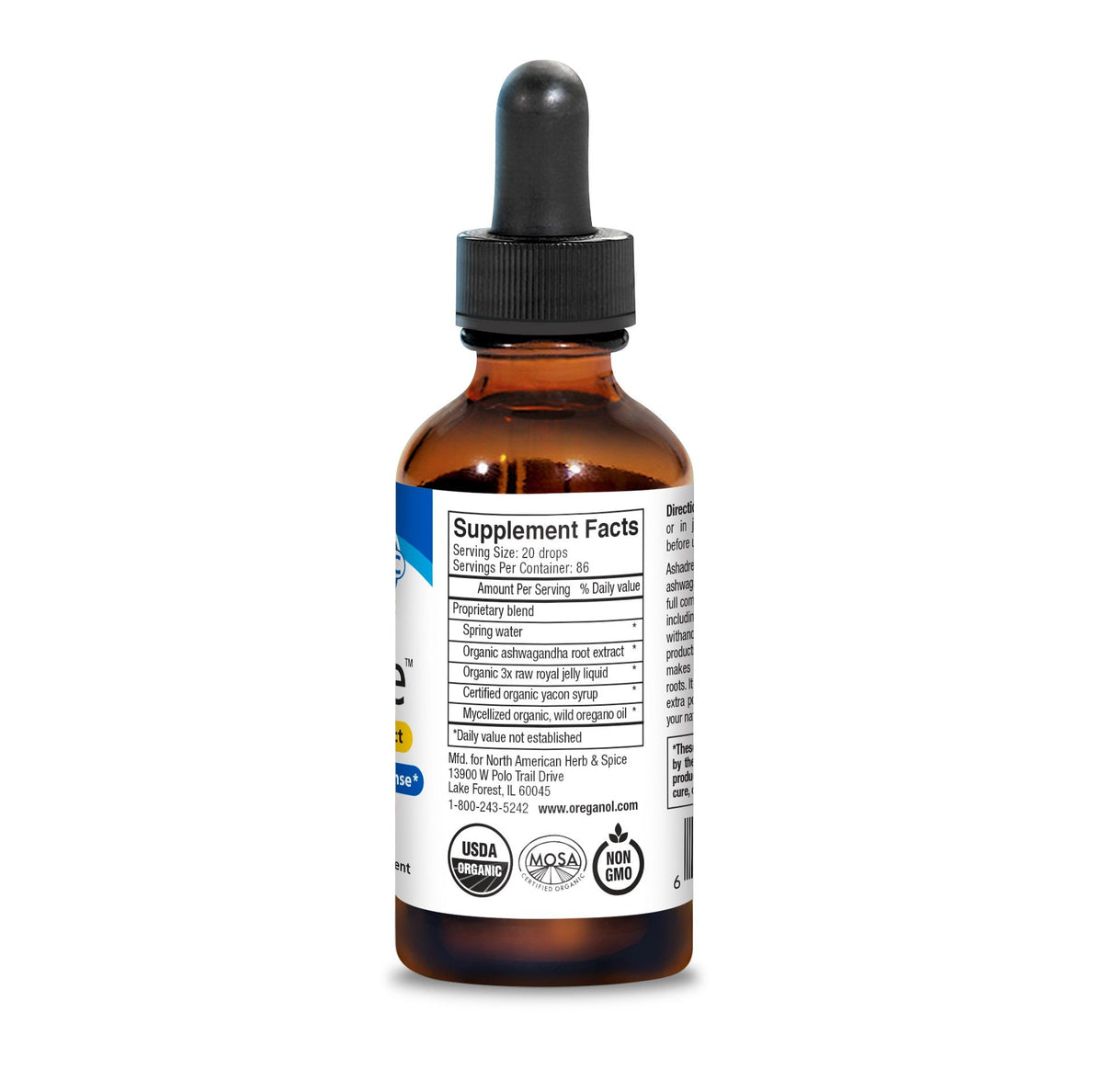 North American Herb &amp; Spice Ashadrene 2 oz Liquid