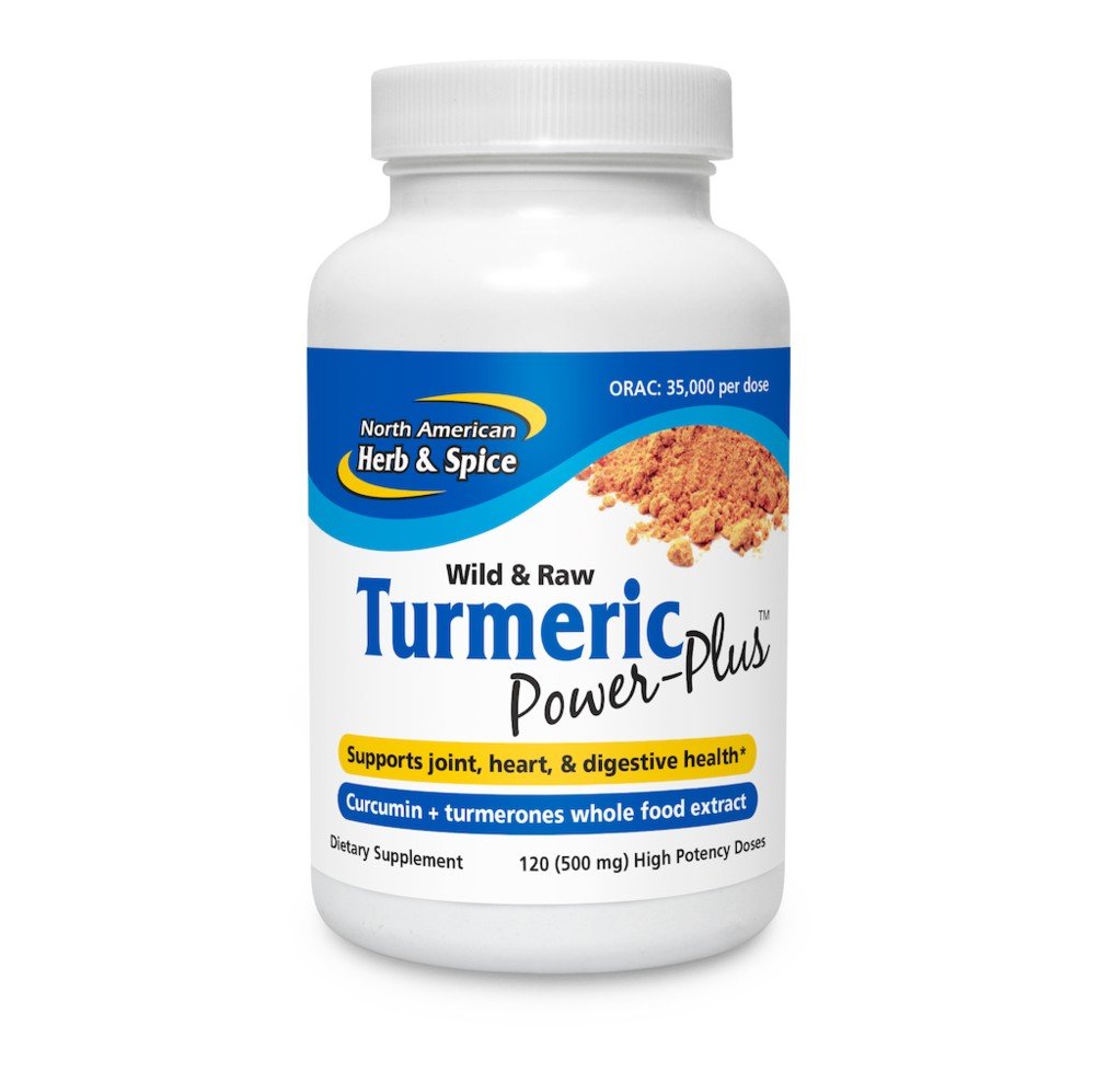 North American Herb &amp; Spice Turmeric Power-Plus 120 Softgel