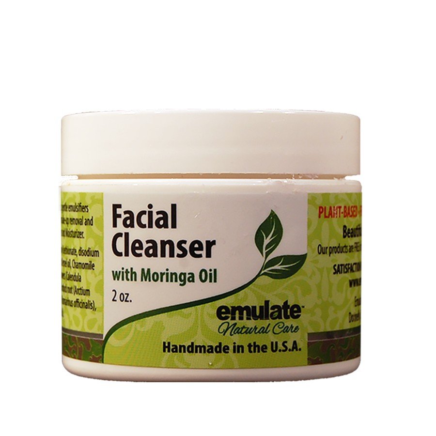emulate Natural Care Moringa Facial Cleanser 2 oz Cream