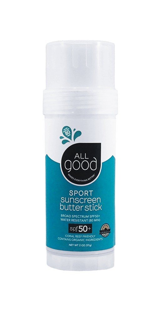 Elemental Herbs All Good Sunscreen Sun Butter Sport SPF 50 2 oz Stick