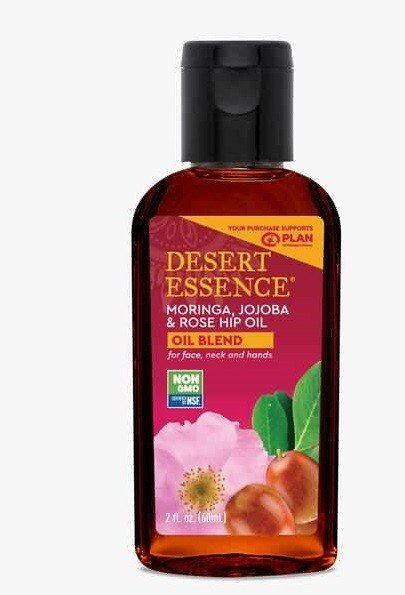 Desert Essence Moringa, Jojoba, & Rose Hip Oil 2 oz Oil