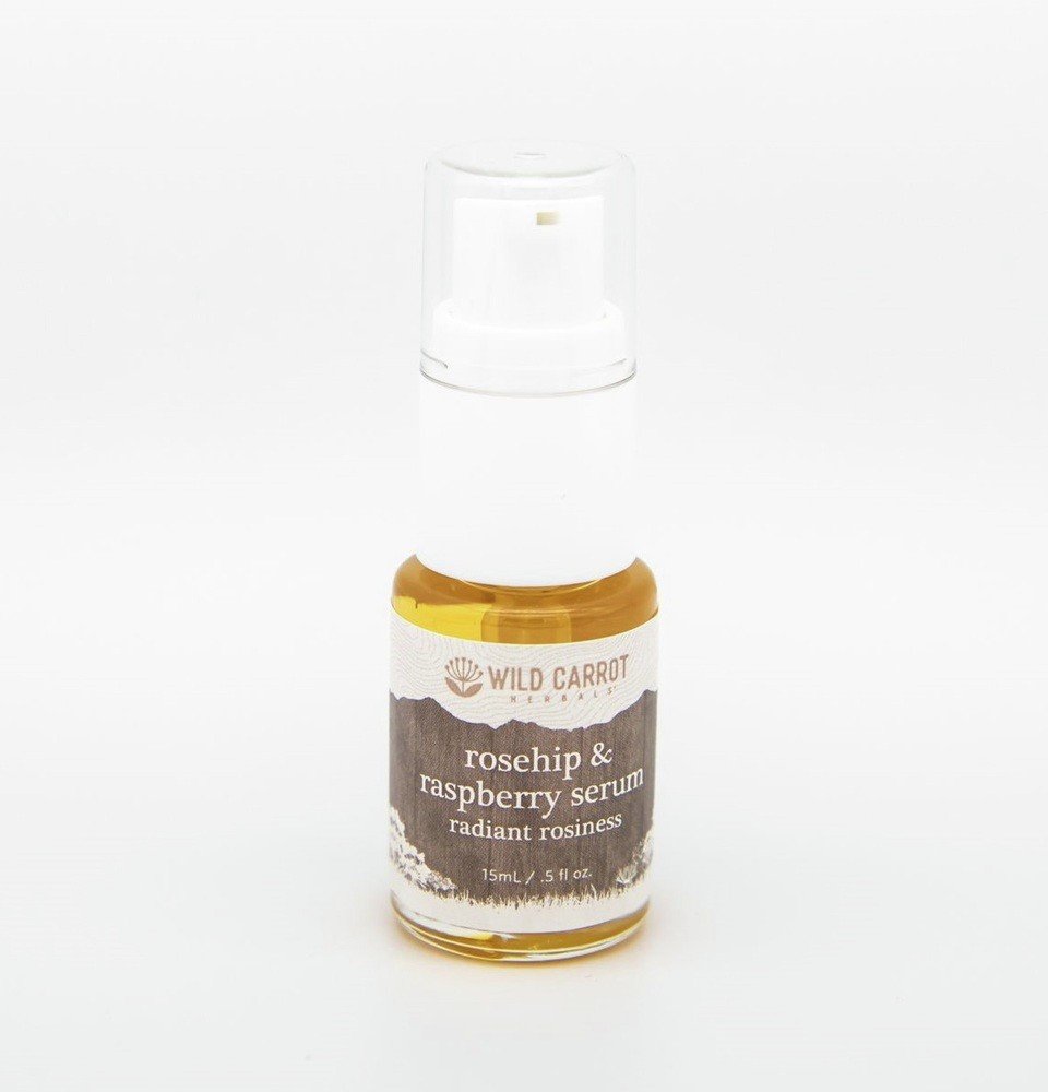 Wild Carrot Herbals Rosehip & Raspberry Facial Serum 15 mL Oil