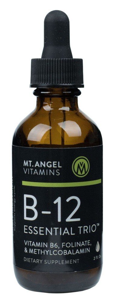 Mt. Angel Vitamins B-12 Essential Trio Drops 2 oz Dropper