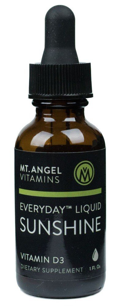 Mt. Angel Vitamins Everyday Liquid Sunshine Drops 1 oz Dropper