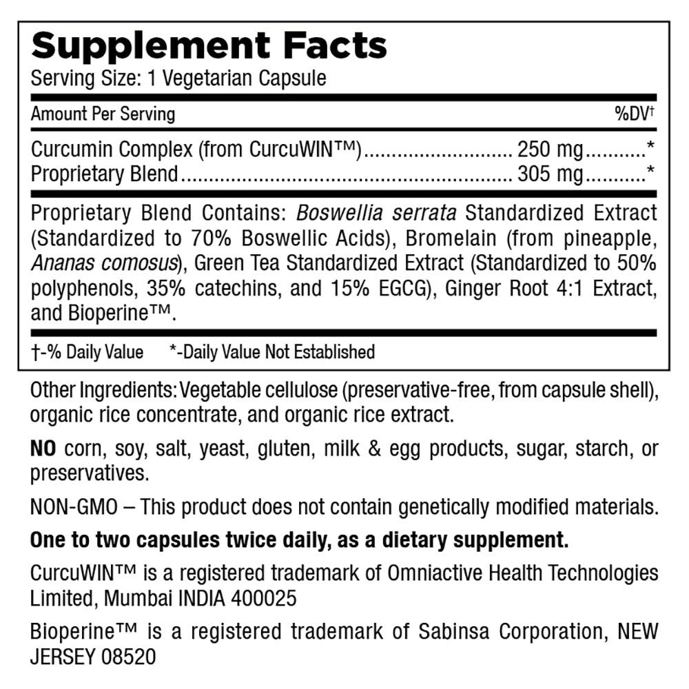 Mt. Angel Vitamins Inflameze Adavanced 60 Capsule