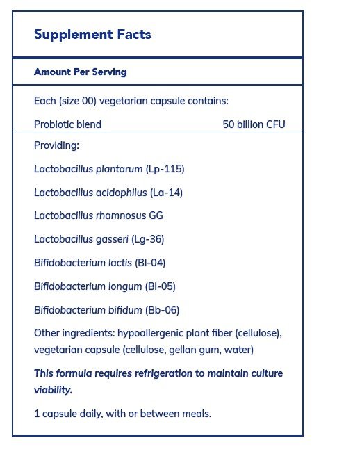 Pure Encapsulations Probiotic 50B 60 Capsule