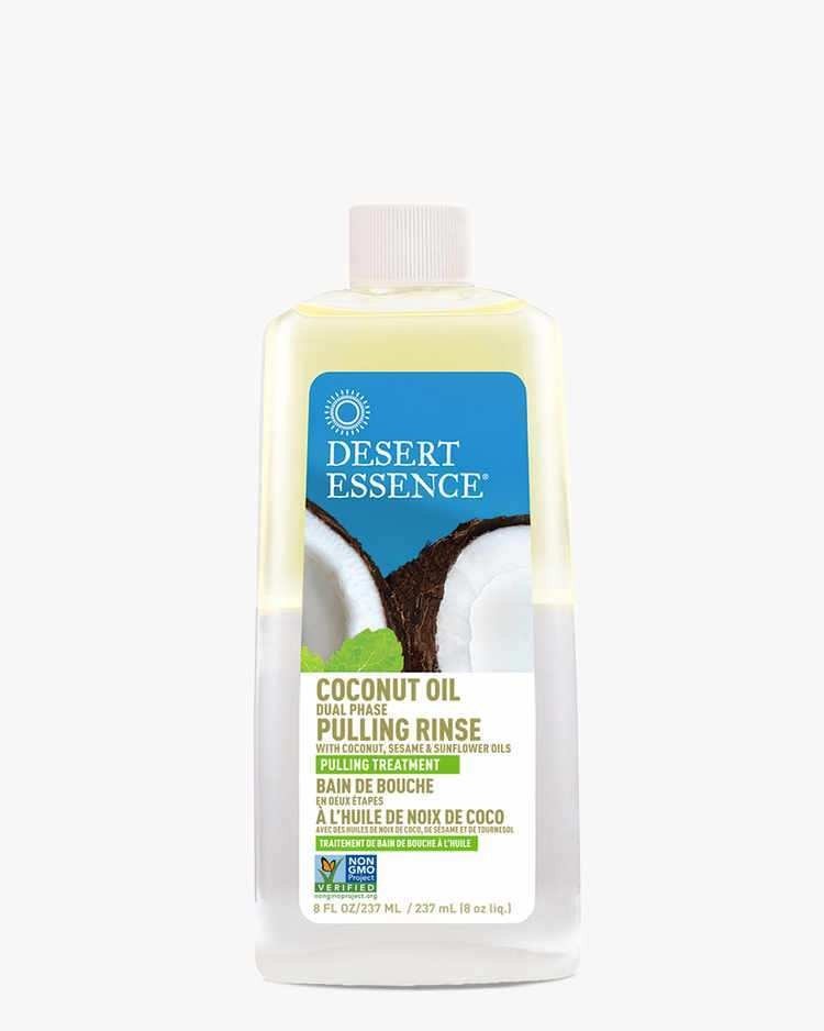 Desert Essence Coconut Oil Pulling Rinse 8 oz Liquid