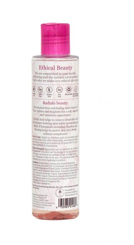 Derma-E Radiance Facial Toner 6 oz Liquid