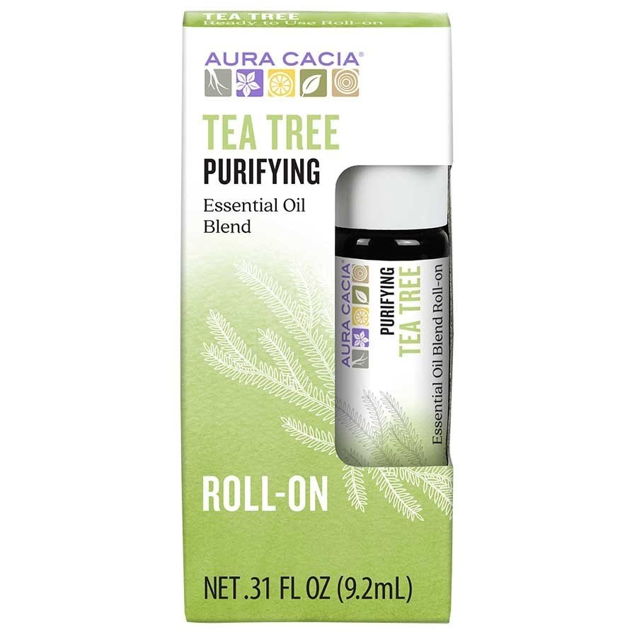 Aura Cacia Essential Oil Tea Tree Roll-On 0.31 oz Oil