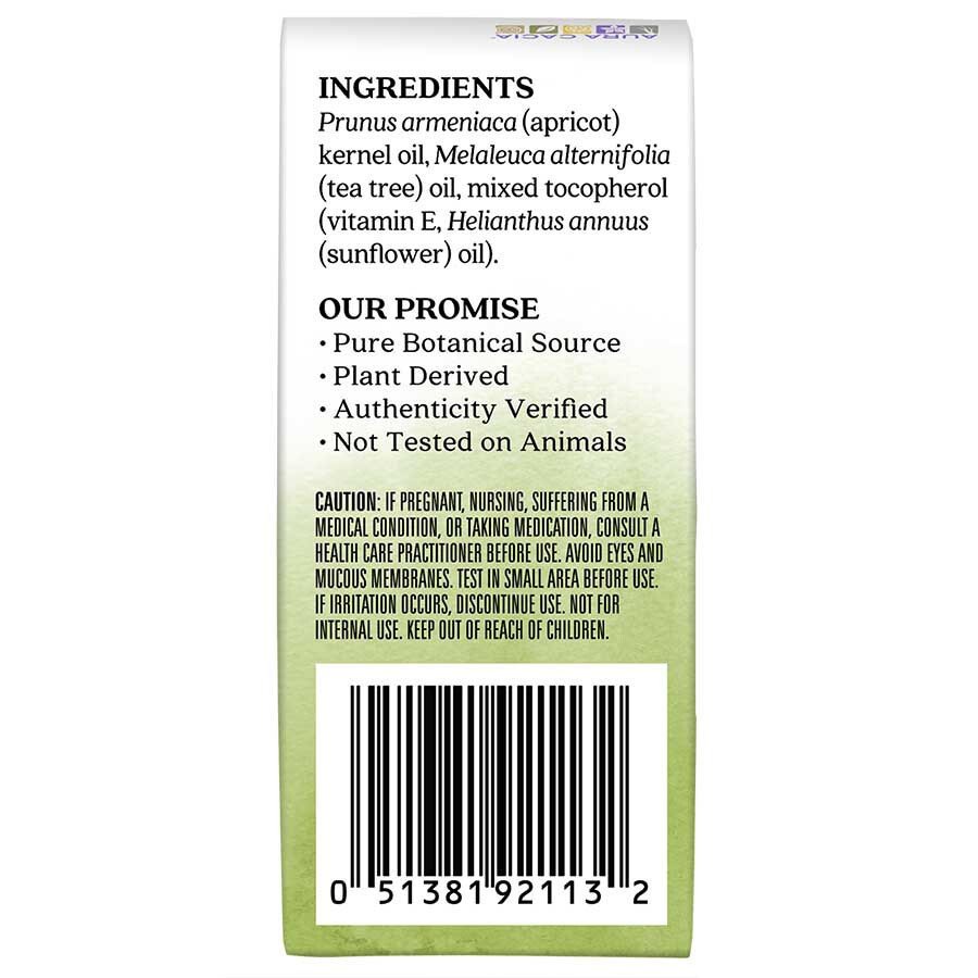 Aura Cacia Essential Oil Tea Tree Roll-On 0.31 oz Oil