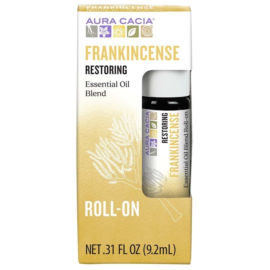 Aura Cacia Essential Oil Frankincense Roll-On 0.31 oz Oil