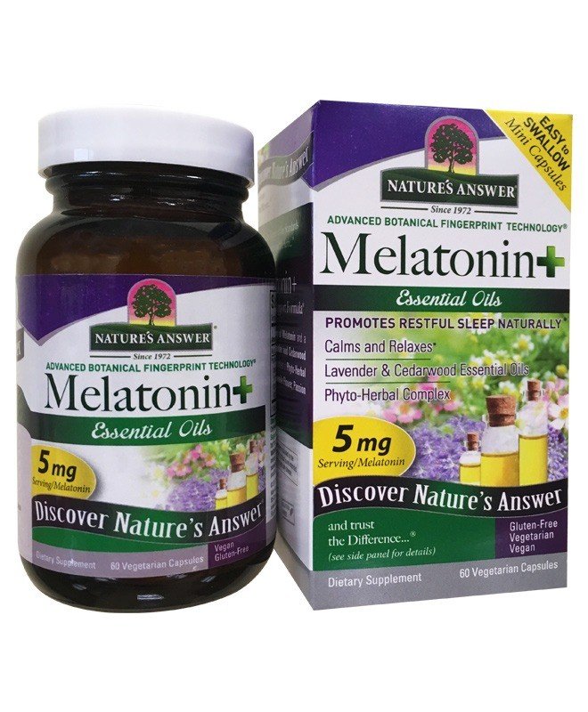 Nature&#39;s Answer Melatonin Plus 60 VegCap