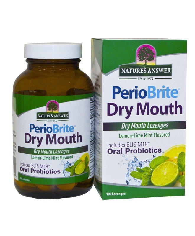 Nature's Answer PerioBrite Dry Mouth Lozenges 100 Lozenge