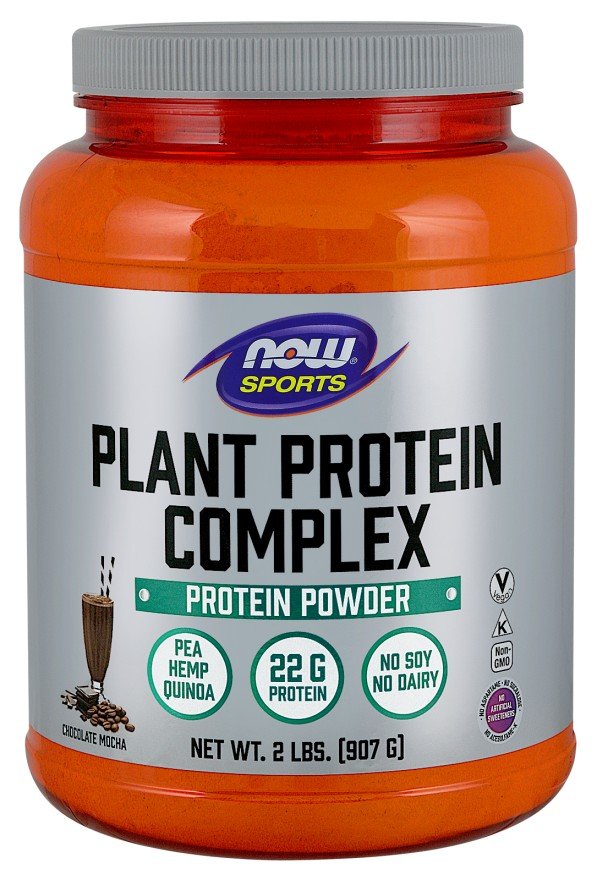 Now Foods Plant Protein Complex Chocolate Mocha 2 lbs Powder