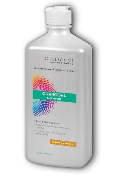 Collective Wellbeing Charcoal Shampoo Jasmine 14.5 oz Liquid