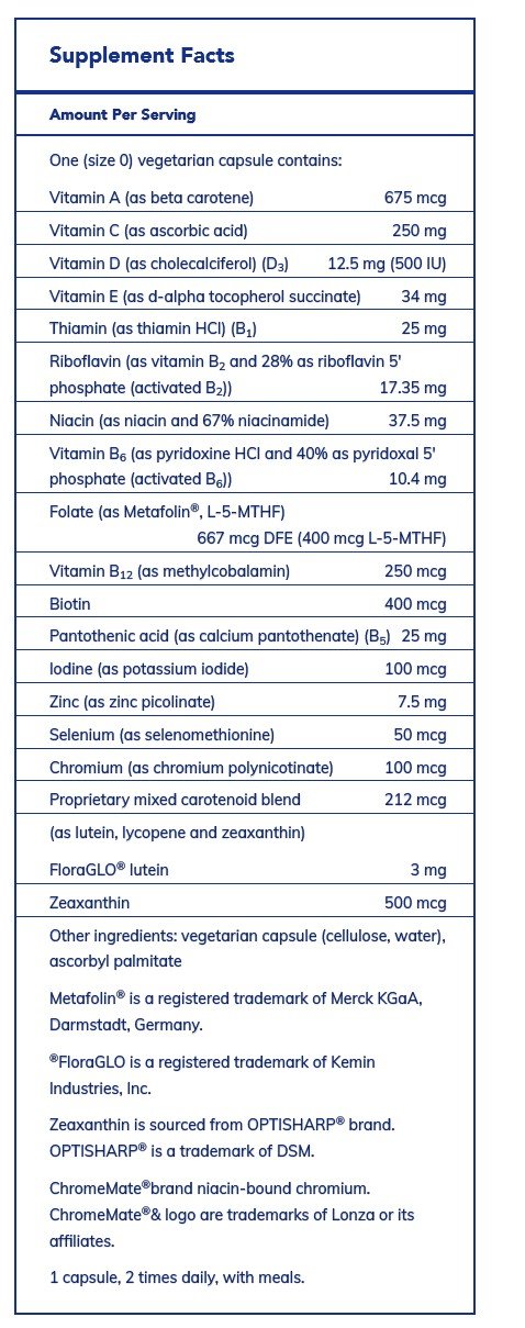 Pure Encapsulations Multi T/D 60 Capsule