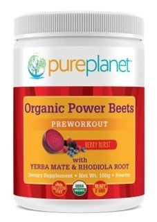 Pure Planet Products Organic Power Beets Pre-WorkOut- 20 Servings 160 g Powder