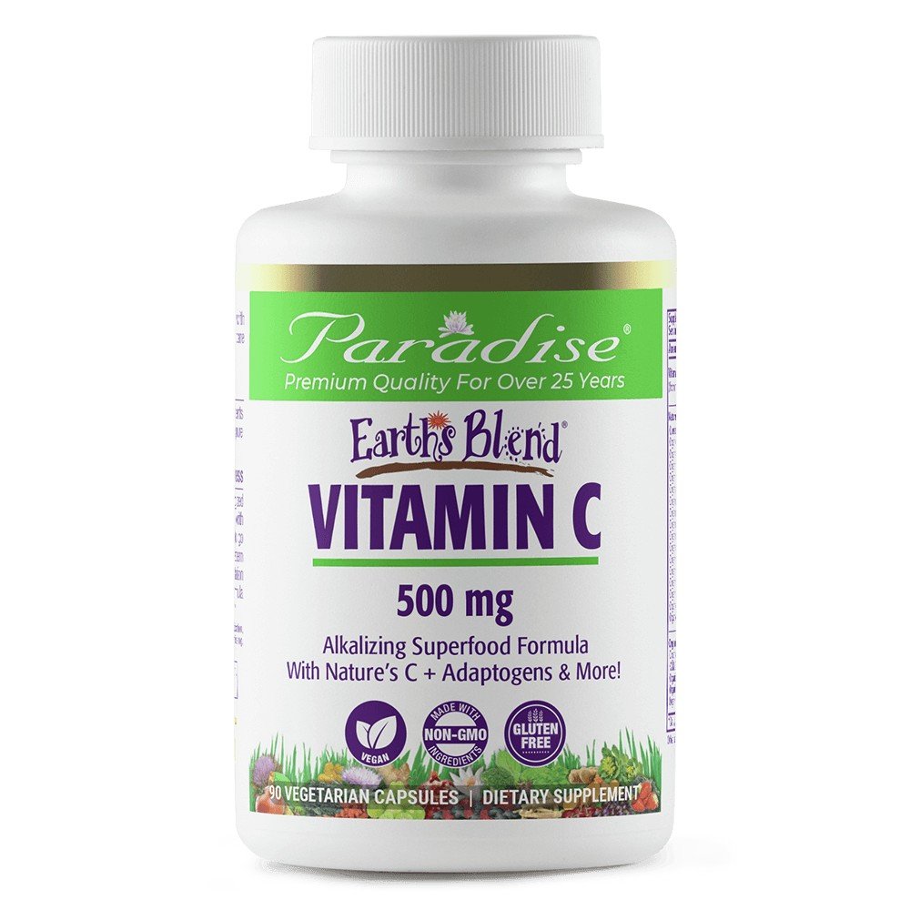 Paradise Herbs Earth's Blend Vitamin C 90 VegCap