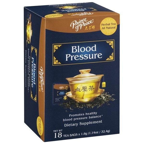 Prince Of Peace Blood Pressure Tea 18 Bags Box