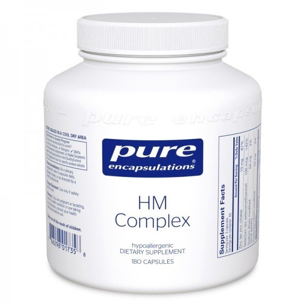 HM Complex | Pure Encapsulations | Detoxification Support after slight exposure to Heavy Metals | Antioxidants | Hypoallergenic | Dietary Supplement | 180 Capsules | VitaminLife