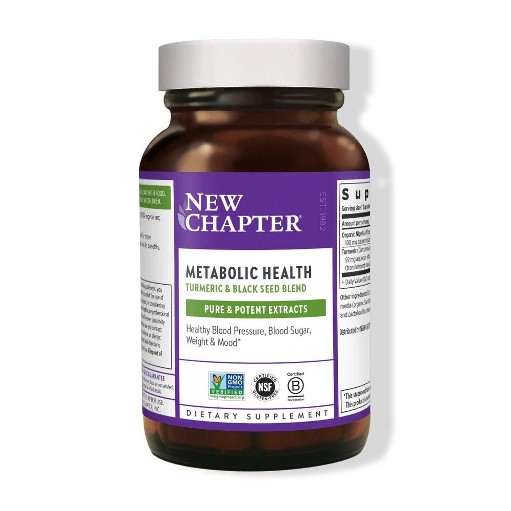New Chapter Metabolic Health - Turmeric &amp; Black Seed Blend 60 VegCap