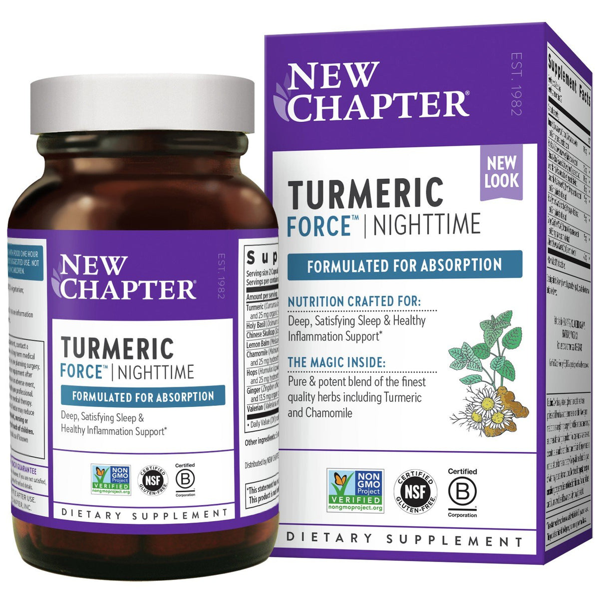 New Chapter Turmeric Force Nighttime 60 VegCap