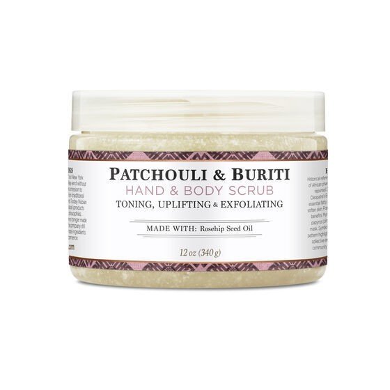 Nubian Heritage Patchouli & Buriti Hand & Body Scrub 12 oz Container