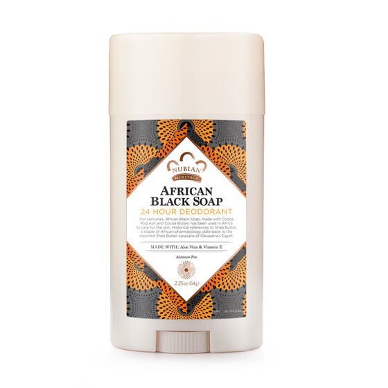 Nubian Heritage African Black 24 Hour Deodorant 2.25 oz Stick