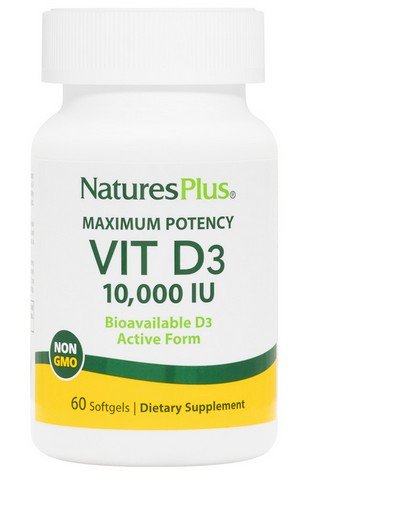 Nature's Plus Vitamin D3 10,000 60 Softgel