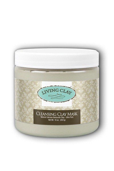 Living Clay Cleansing Clay Mask Fragrance Free 16 oz Jar