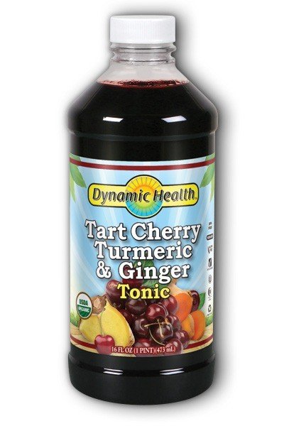 Dynamic Health Tart Cherry Turmeric Ginger 16 oz Plastic Bottle