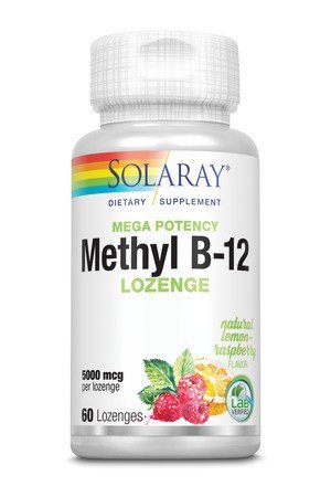 Solaray Methyl B12 5,000mcg 60 Lozenge