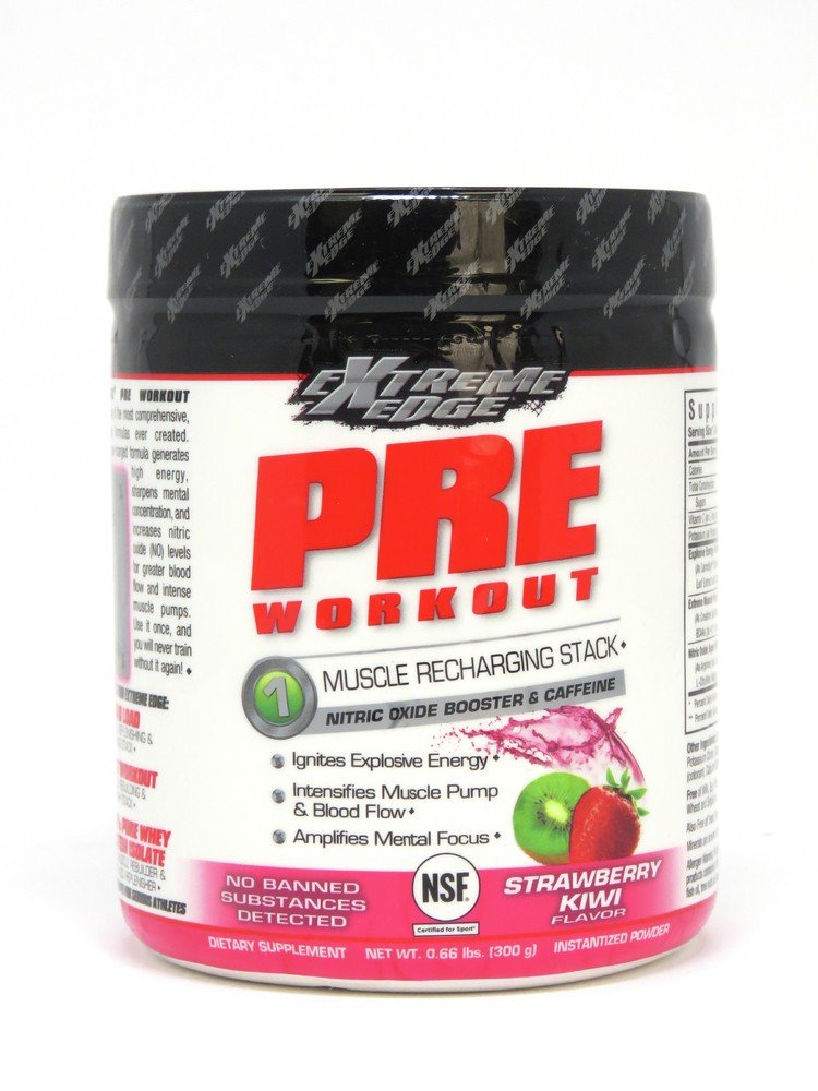 Bluebonnet Extreme Edge Pre Workout Strawberry Kiwi 0.66 lbs Powder