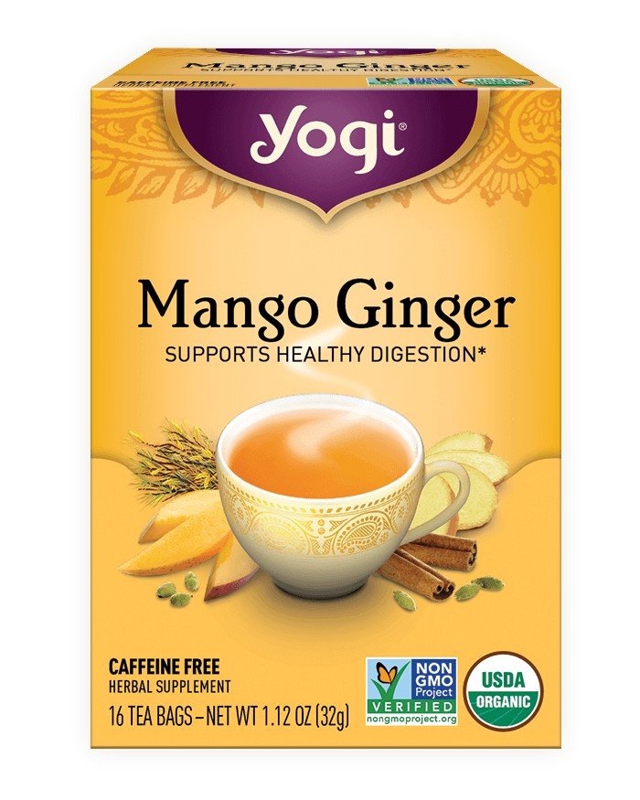 Yogi Teas Mango Ginger Tea 16 Bag Box