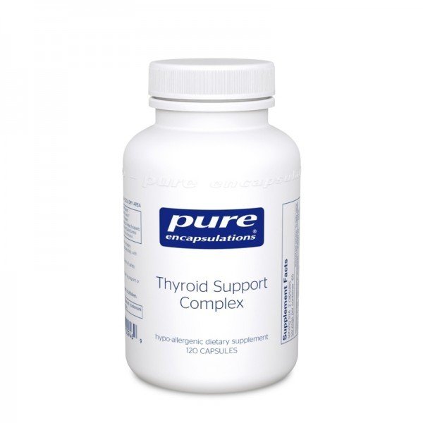 Thyroid Support Complex | Pure Encapsulations | Hypo-allergenic | Dietary Supplement | 120 Capsules | VitaminLife