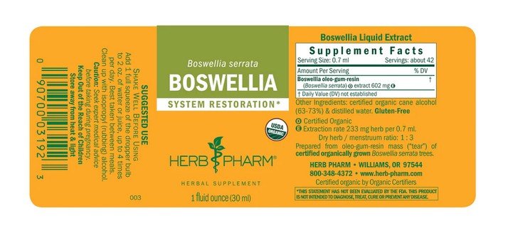 Herb Pharm Boswellia 1 oz Liquid