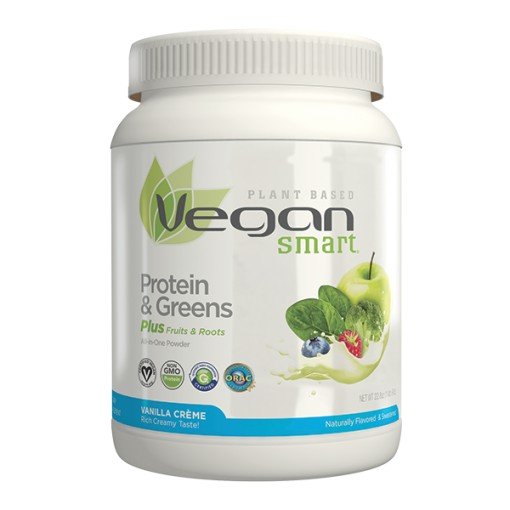 Naturade Products Vegan Smart Protein & Greens Vanilla Creme 22.8 oz Powder