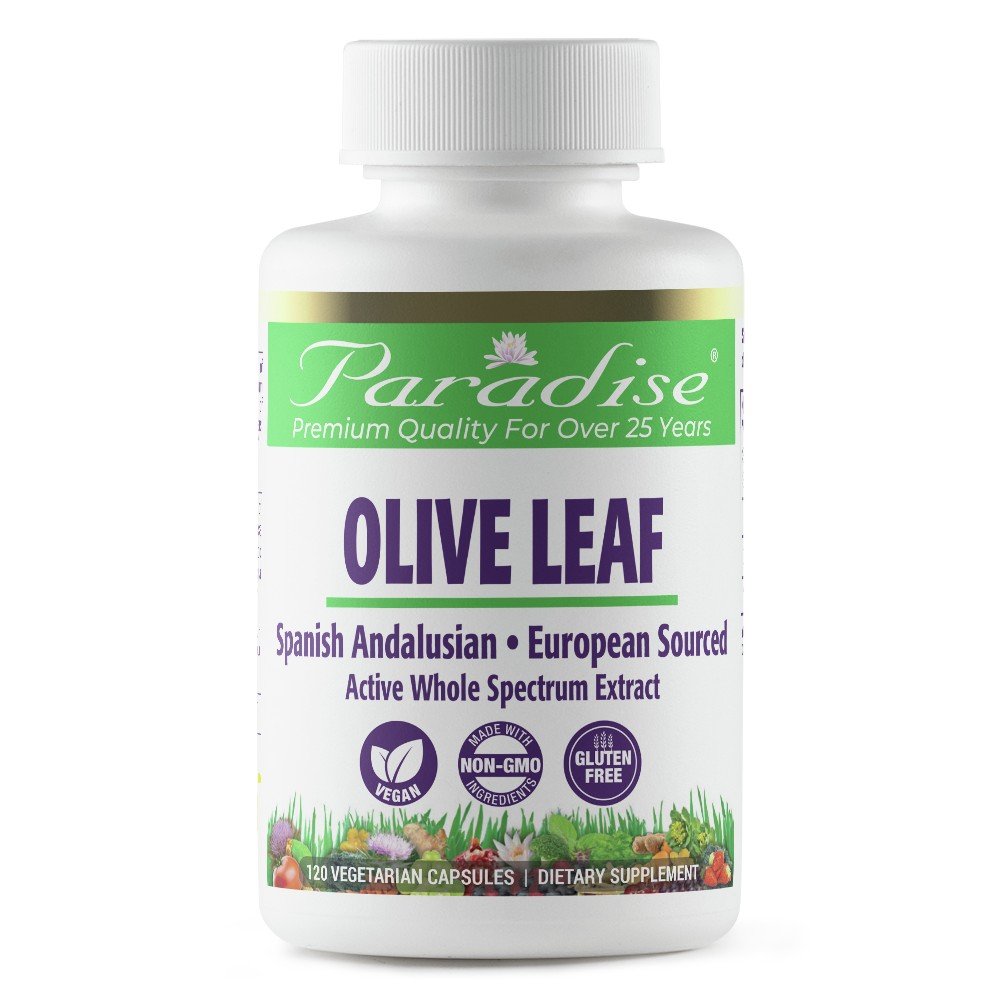 Paradise Herbs Olive Leaf 120 VegCap