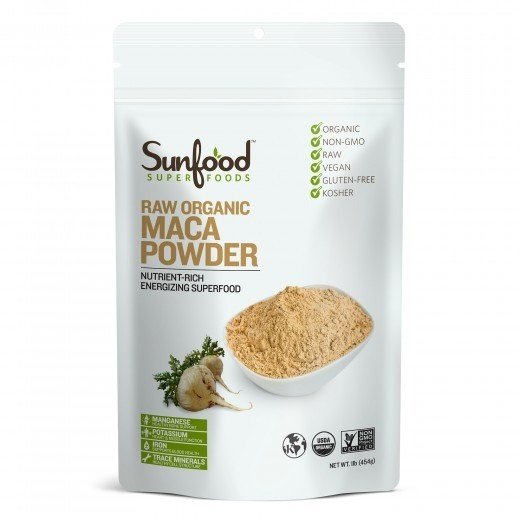 Sunfood Raw Organic Maca 1 lb (454g) Powder