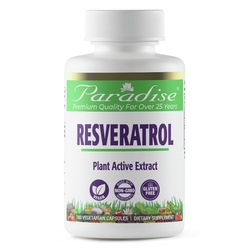 Paradise Herbs Resveratrol w/Ginger 20:1 180 VegCap