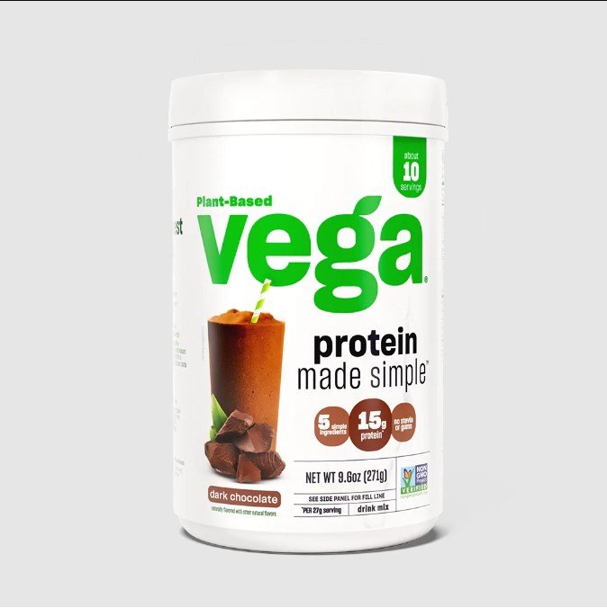Vega Vega Protein Made Simple Dark Chocolate 9.6 oz Powder