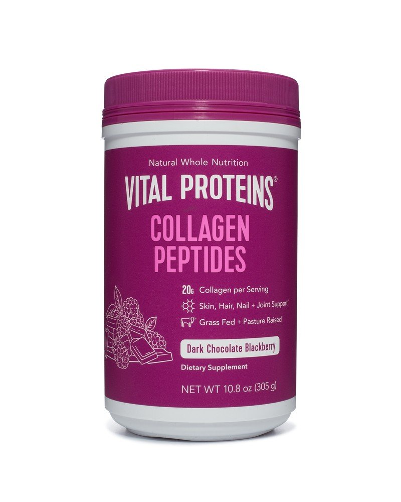 Vital Proteins Collagen Peptides Dark Chocolate Blackberry 10.8 oz Powder