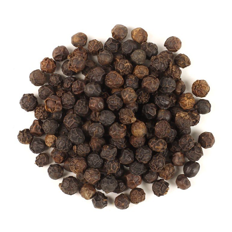 Frontier Natural Products Peppercorns, Black Whole, Tellicherry Organic 1 lb Bulk