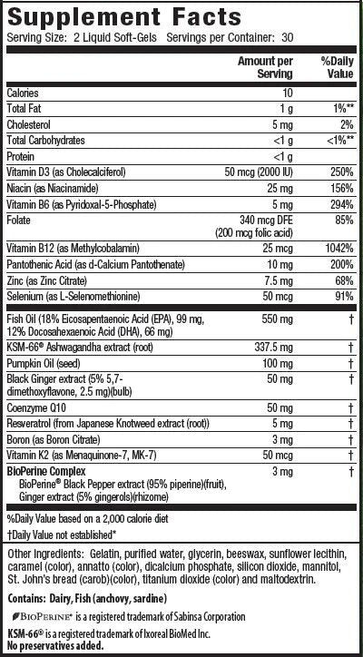 Irwin Naturals Energy &amp; Endurance Testosterone UP Men Over 40 60 Liquid Softgel