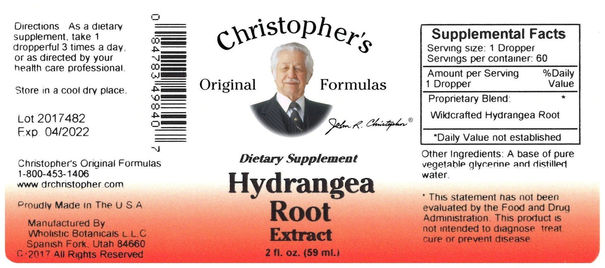 Christopher&#39;s Original Formulas Hydrangea Root 2 oz Liquid