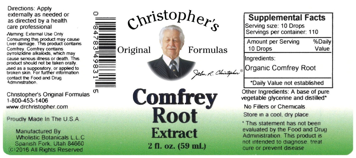 Christopher&#39;s Original Formulas Comfrey Root 2 oz Liquid