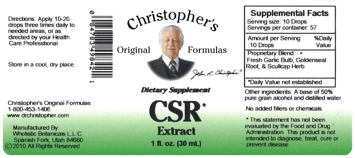 Christopher&#39;s Original Formulas CSR 2 oz Liquid