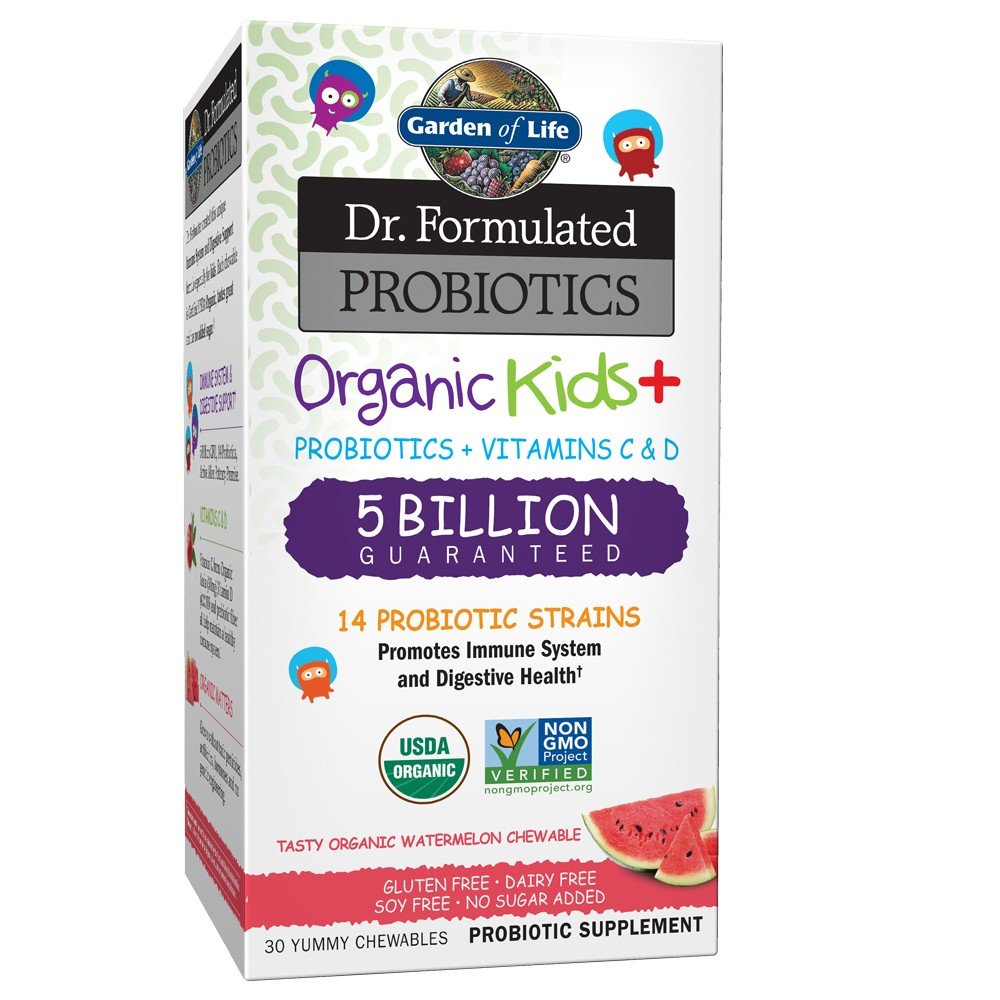 Garden of Life Dr. Formulated Probiotics Organic Kids Watermelon 30 Chewable